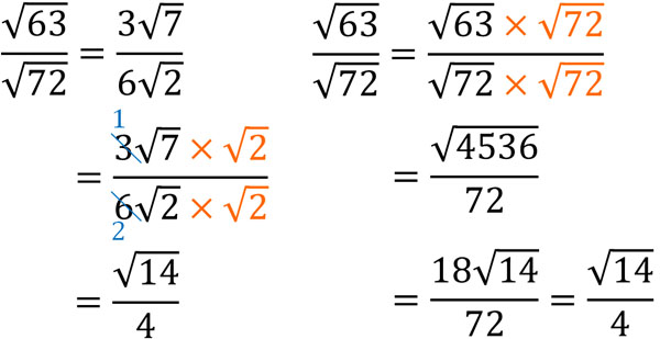 分母の有理化 分数の平方根で分母のルートを消すやり方 Hatsudy 数学 科学